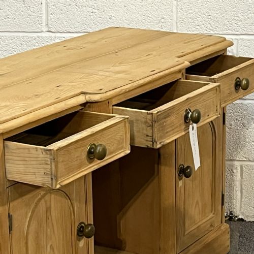 SMALL VICTORIAN PINE WRITING DESK - ADDITIONAL PHOTO 4