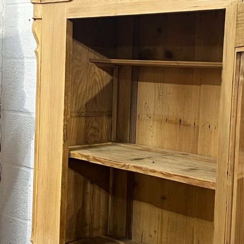 SMALL PARTLY GLAZED ANTIQUE PINE DRESSER - ADDITIONAL PHOTO 8