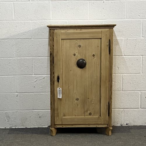 Single Door Antique Pine Larder Cupboard