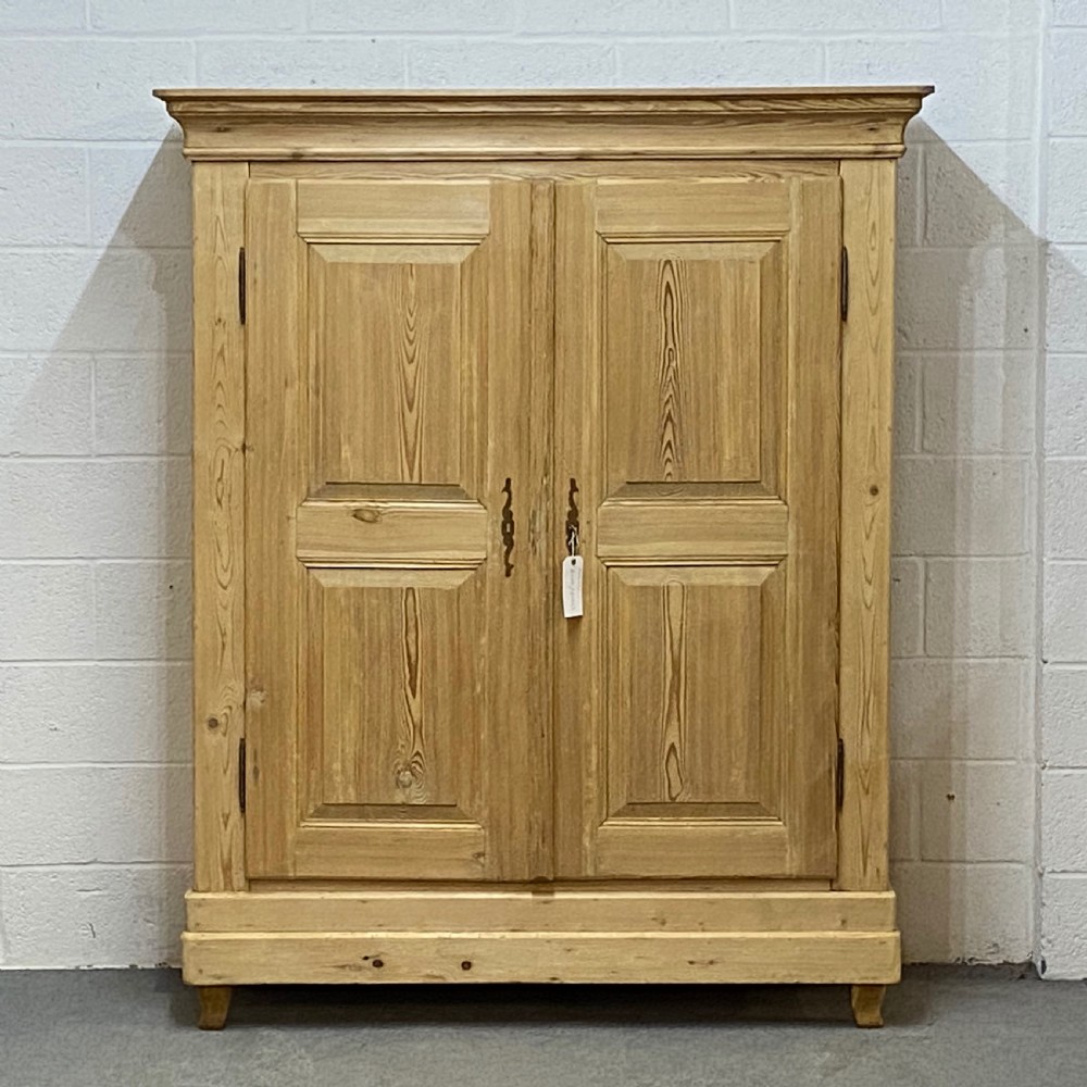 19th Century Double Pine Wardrobe (Dismantles)
