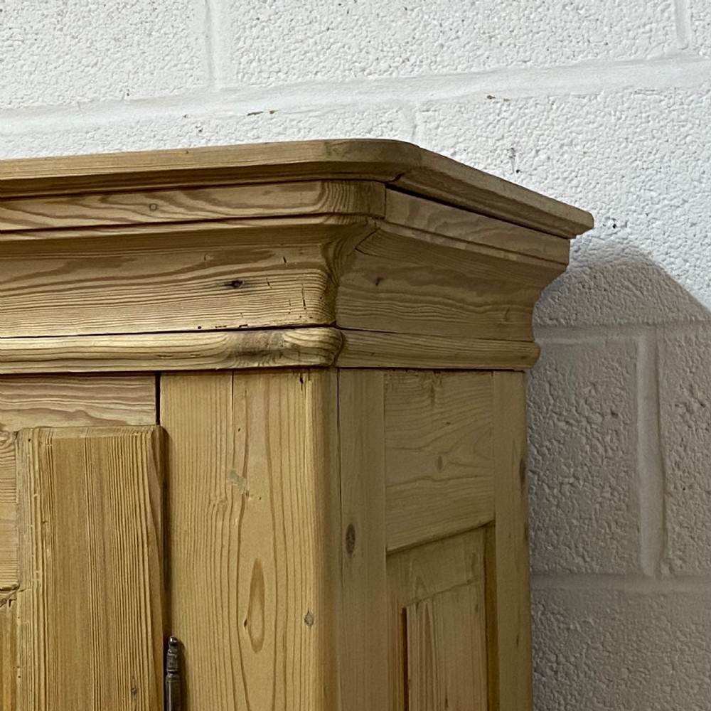 19th Century Double Pine Wardrobe (Dismantles) View III