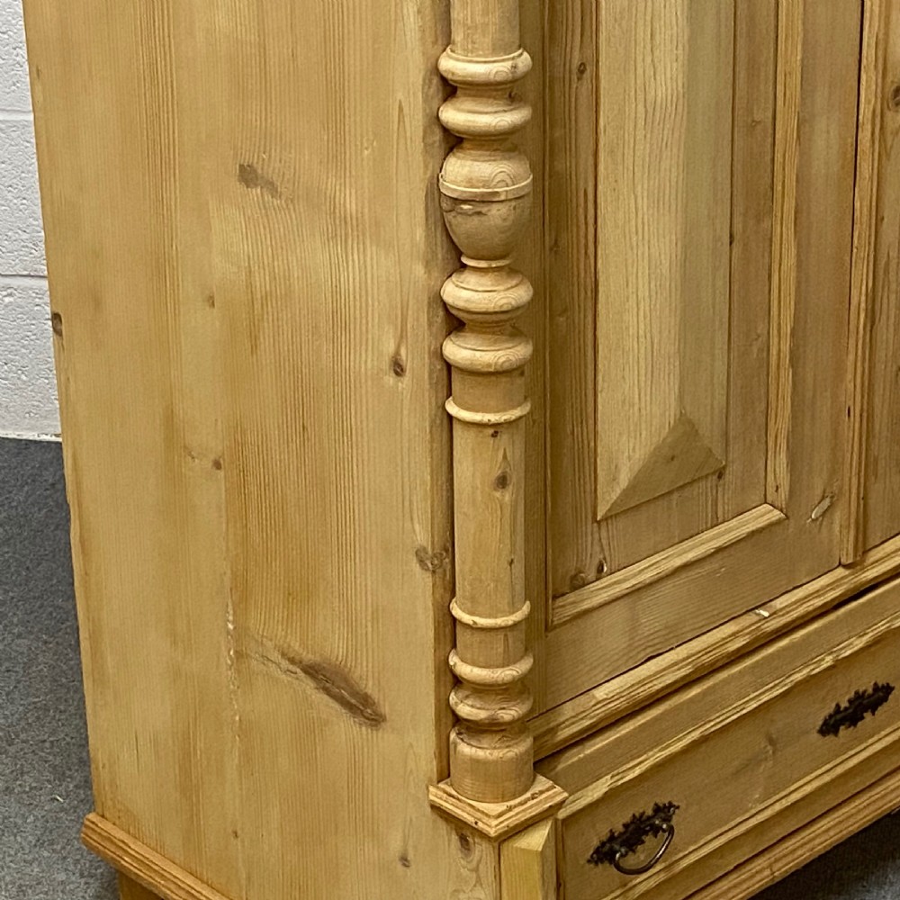 ATTRACTIVE ANTIQUE PINE HALL CUPBOARD View V