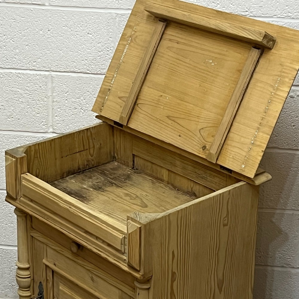 Small Antique Pine Washstand View V