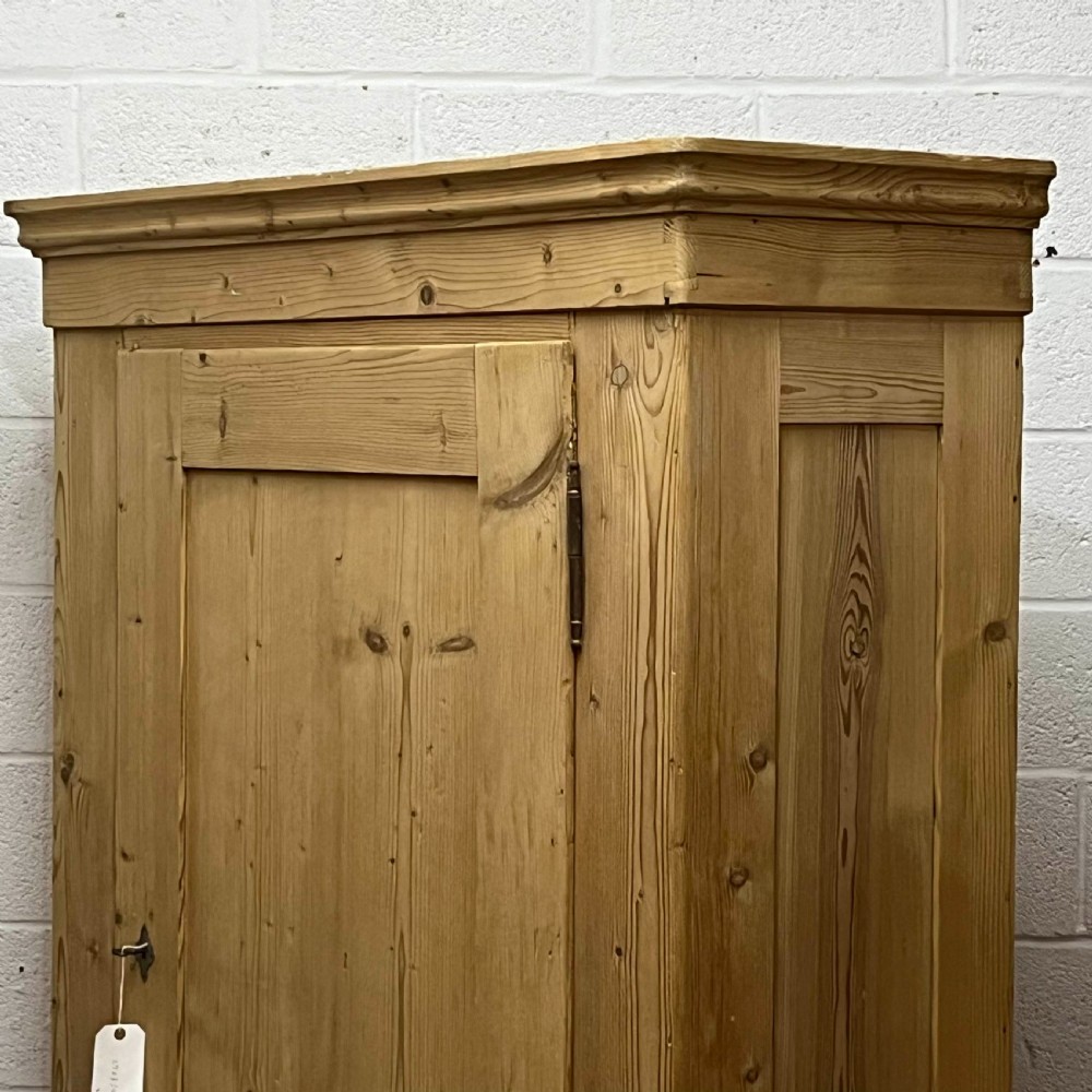 Single Door Antique Pine Wardrobe (Dismantles)  View VII