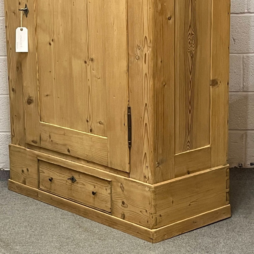Single Door Antique Pine Wardrobe (Dismantles)  View VIII