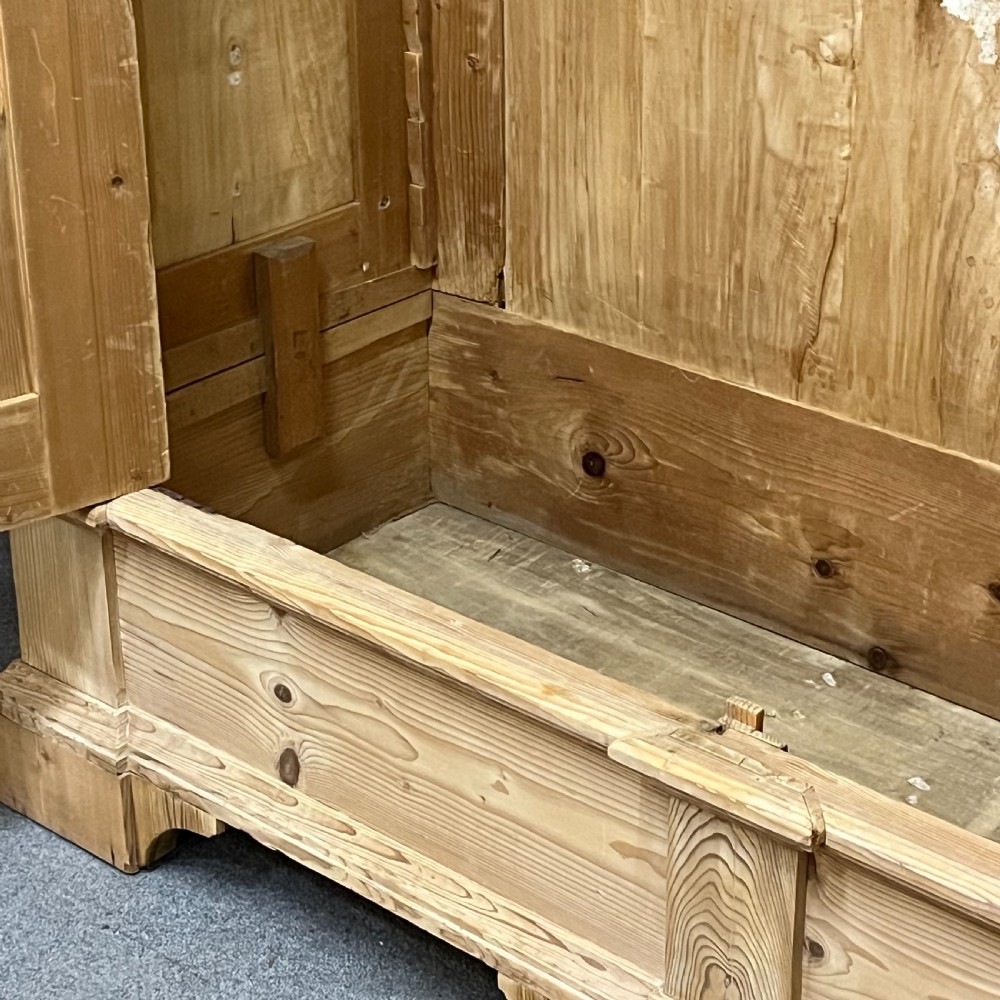 Very Large Old Pine Double Wardrobe  View VII