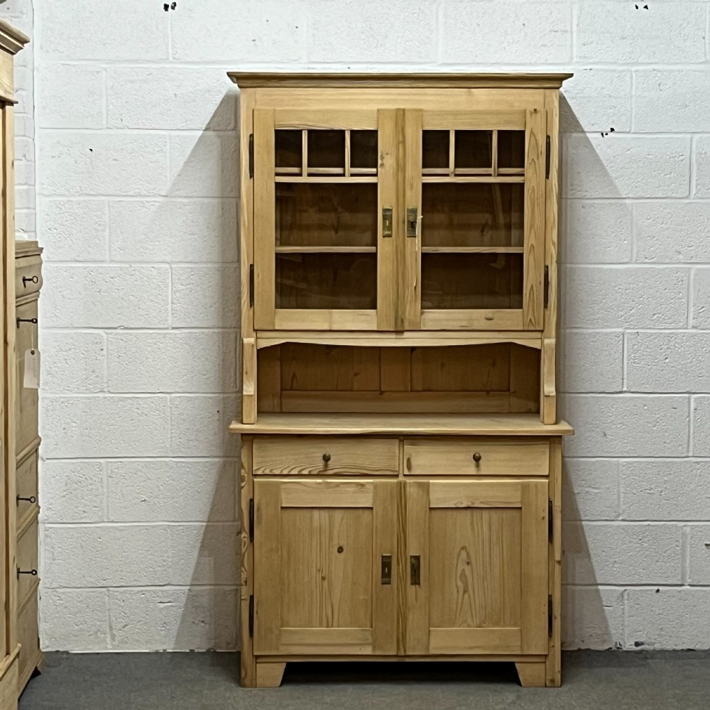 1920's East German Pine Glazed Dresser