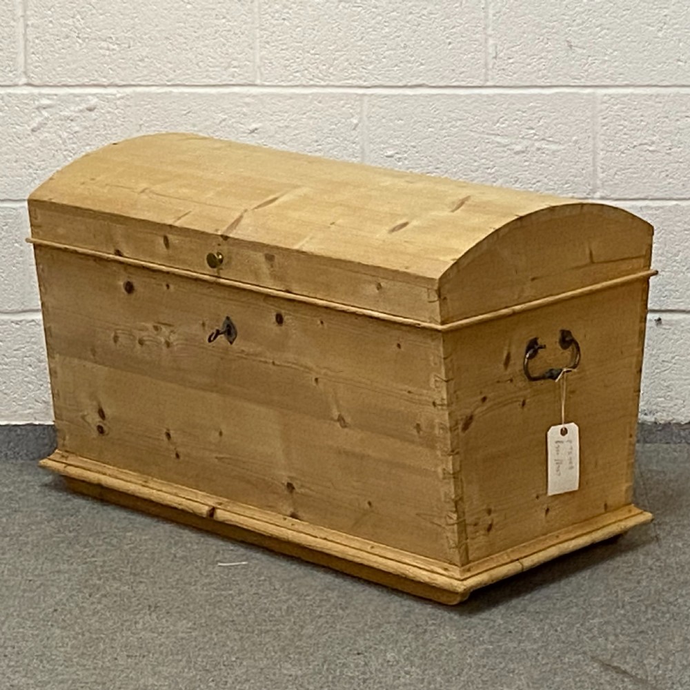 Antique Pine Domed Top Chest