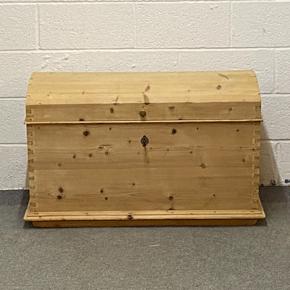 Antique Pine Domed Top Chest View III