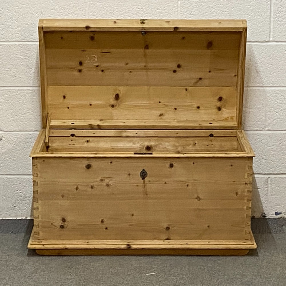 Antique Pine Domed Top Chest View IV