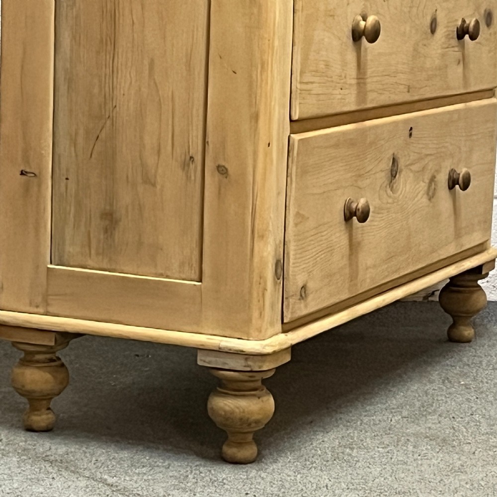 Large Victorian Pine Chest Of Drawers View V