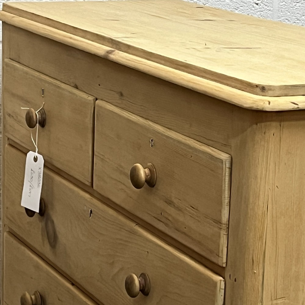 Large Victorian Pine Chest Of Drawers View VI
