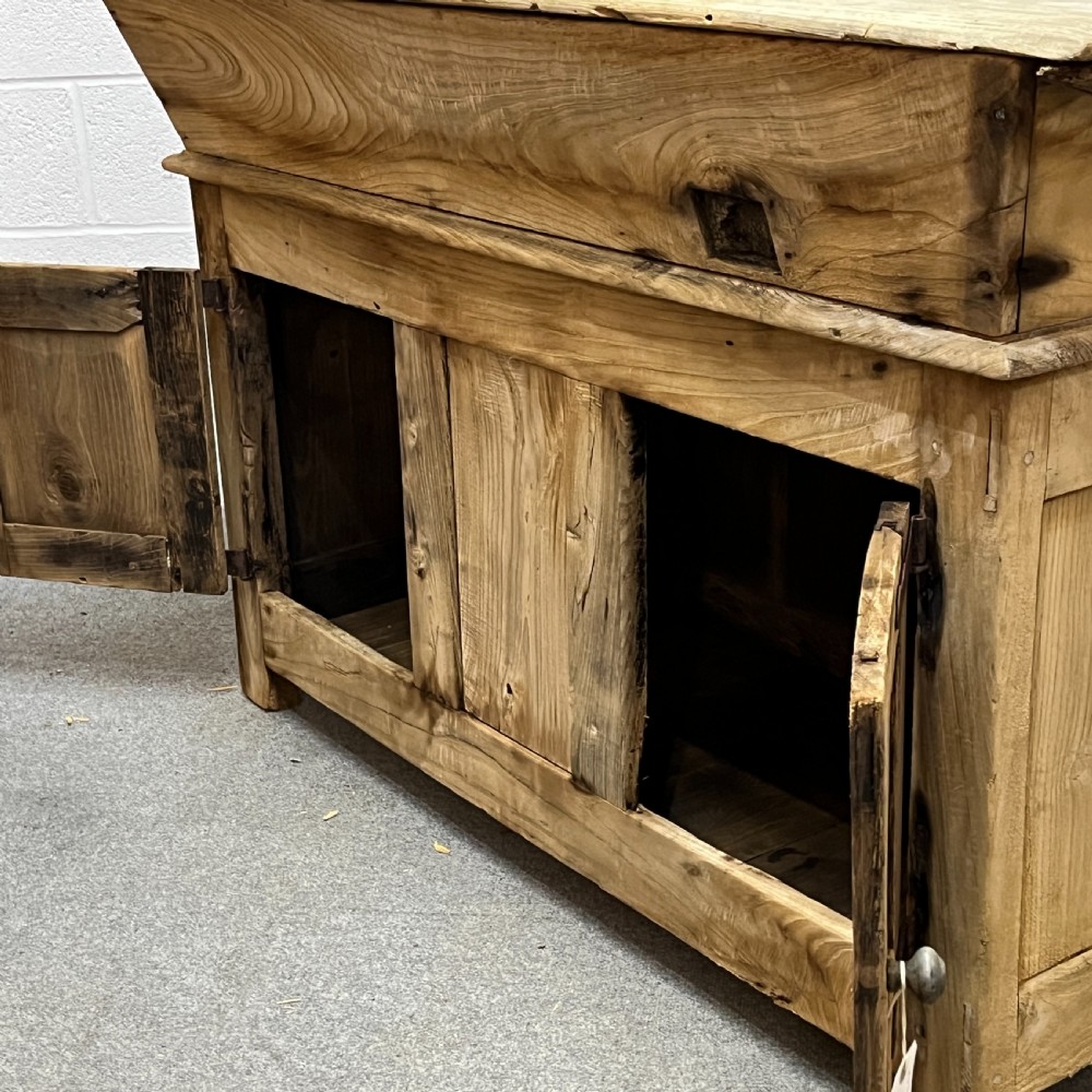 Large Very Old Rustic Dough Bin View IV