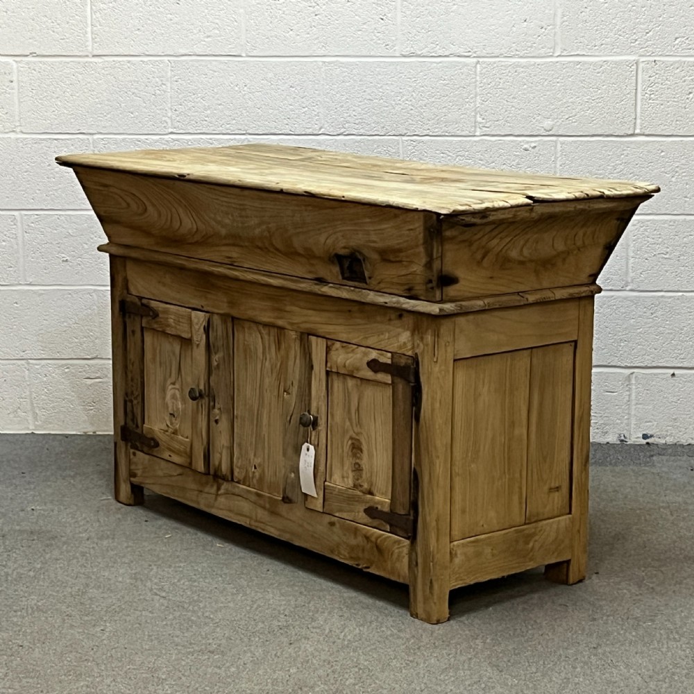 Large Very Old Rustic Dough Bin View V