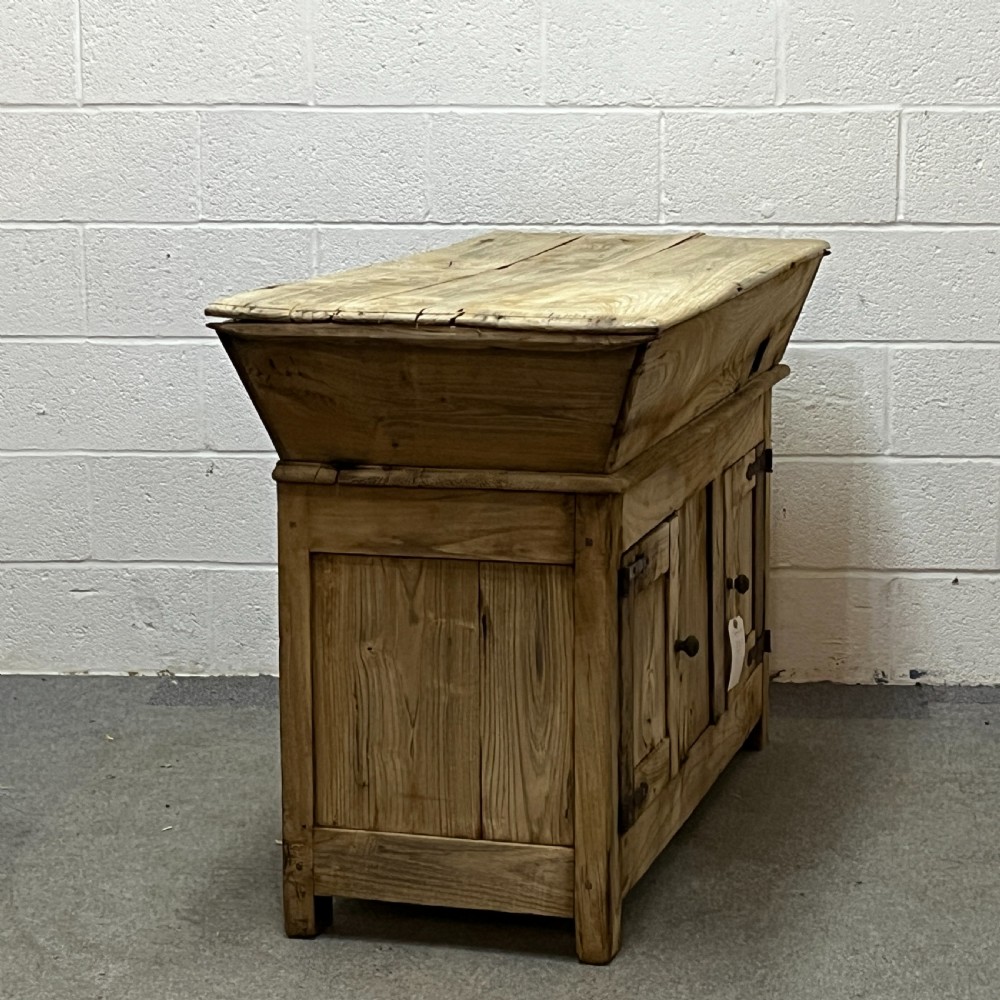 Large Very Old Rustic Dough Bin View IX