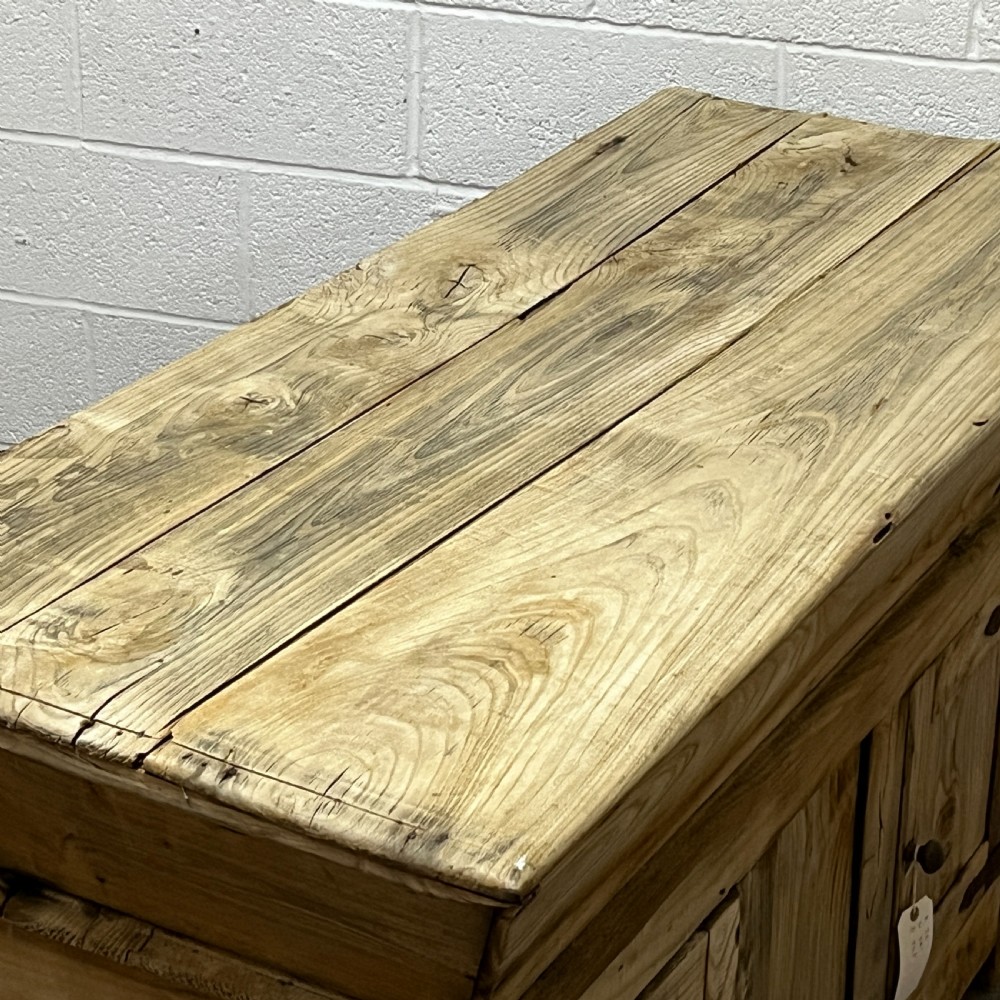 Large Very Old Rustic Dough Bin View X