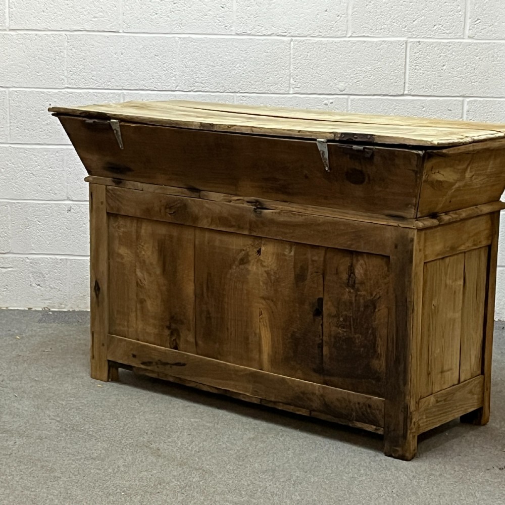 Large Very Old Rustic Dough Bin View XI