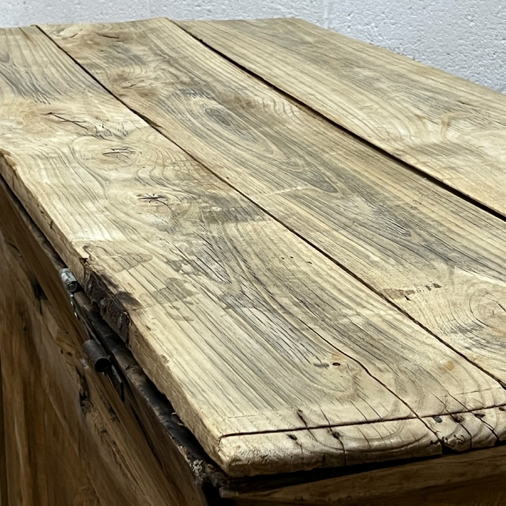 Large Very Old Rustic Dough Bin View XII