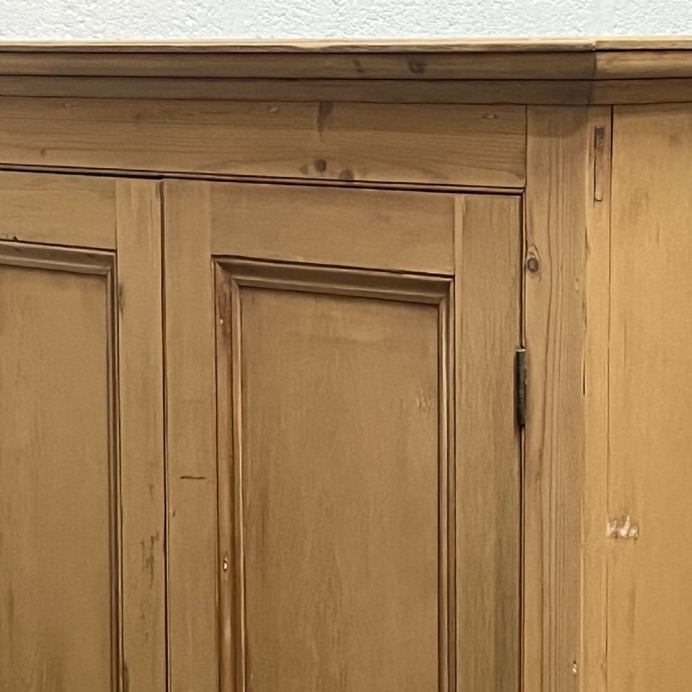 Large 2 Door English Old Pine School Cupboard View VIII