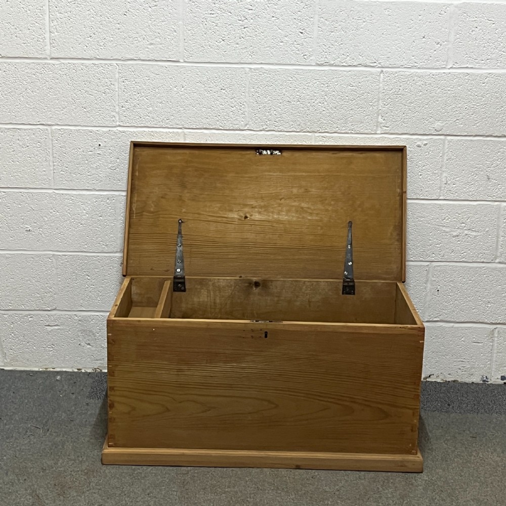 Medium Sized Victorian Pine Flat Top Box View III