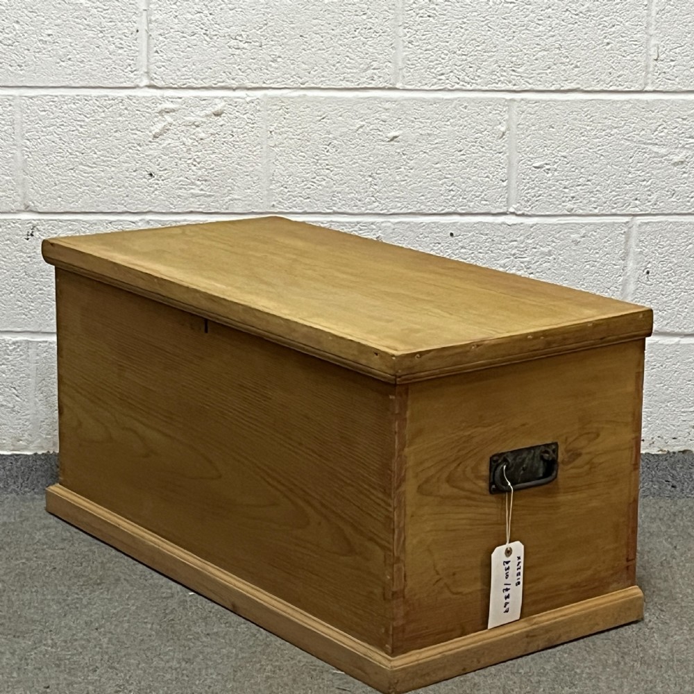 Medium Sized Victorian Pine Flat Top Box View IV