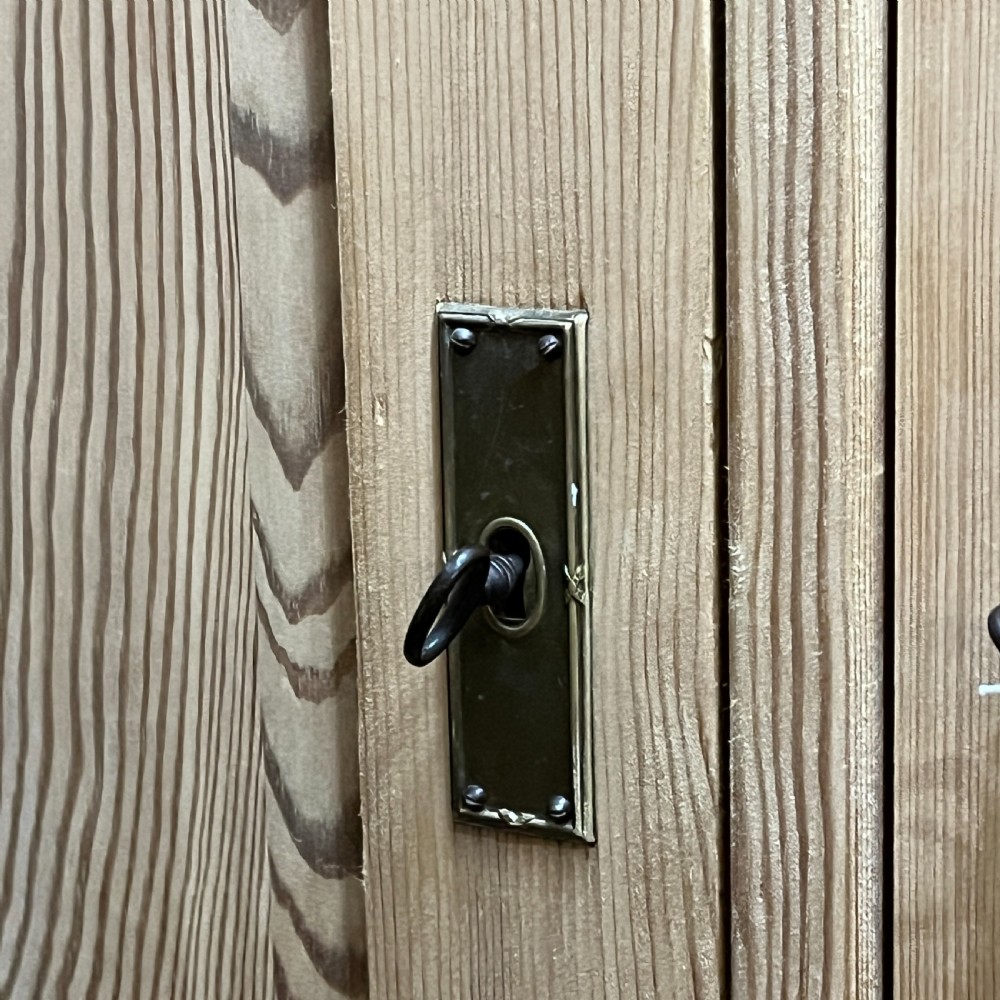 1930 German Pine Triple Wardrobe (Dismantles) View XI