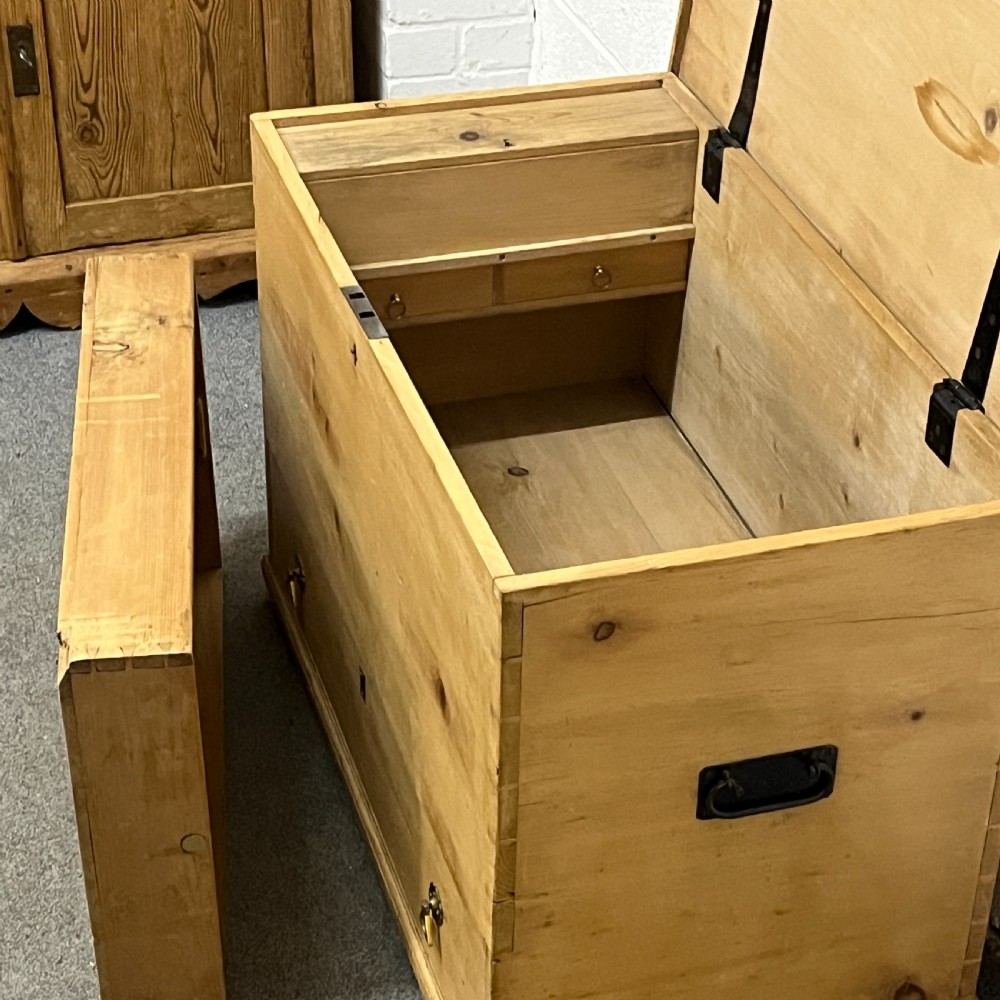Victorian Pine Mule Chest View VII