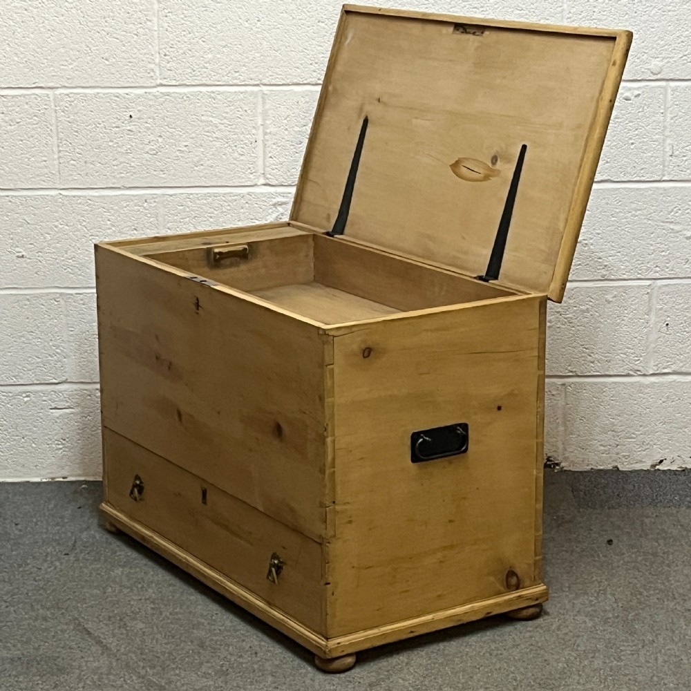 Victorian Pine Mule Chest View XII