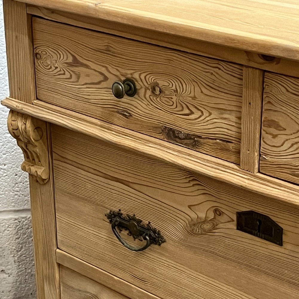 Small Continental 1920’s Pine Chest Of Drawers View VIII