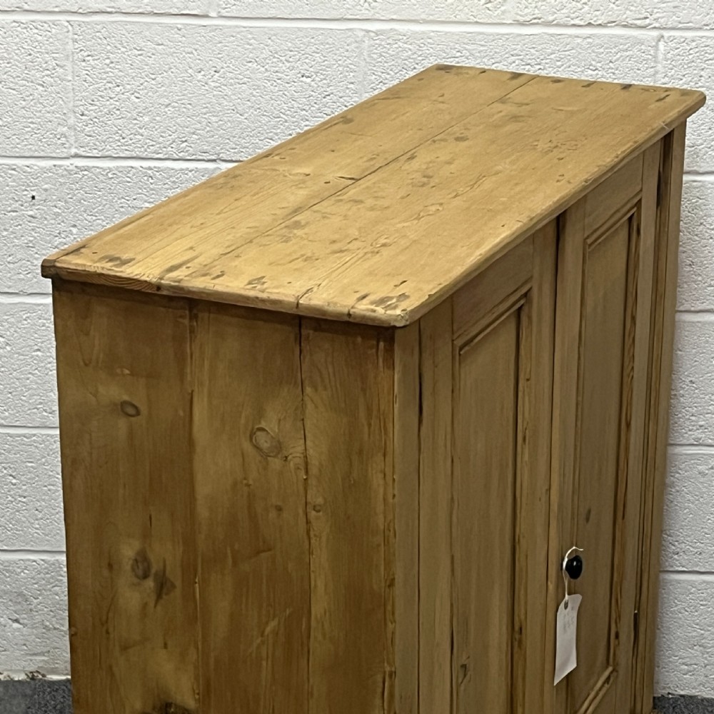 Old English Pine 2 Door School Cupboard View V