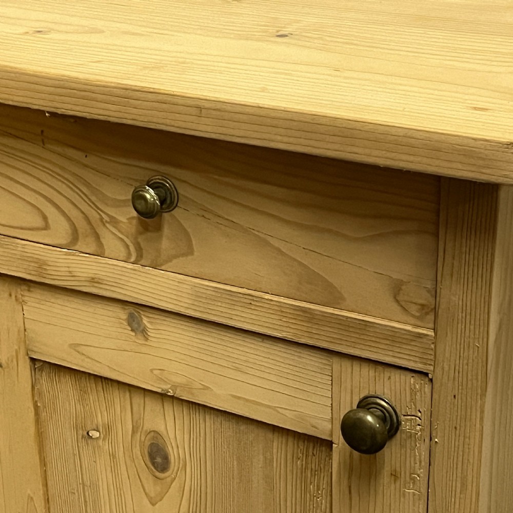 Pair Of Large Antique Pine Bedside Cupboards View VII