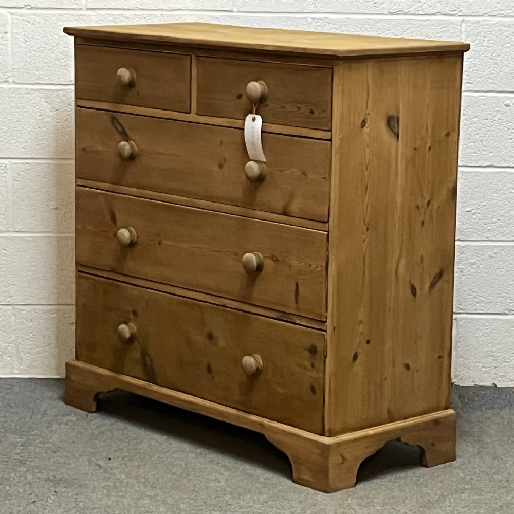Large Early Victorian Pine Chest Of Drawers View IV