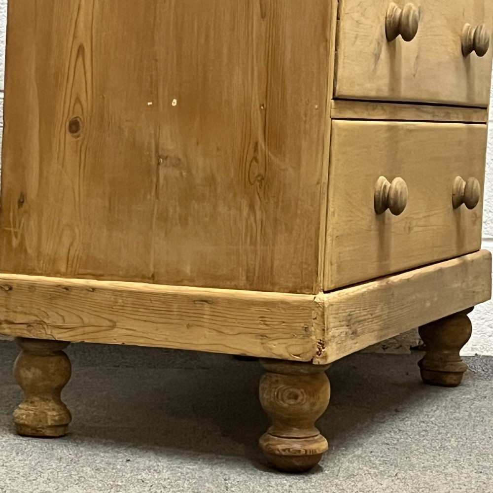 Tall Victorian Pine Chest Of Drawers View VI