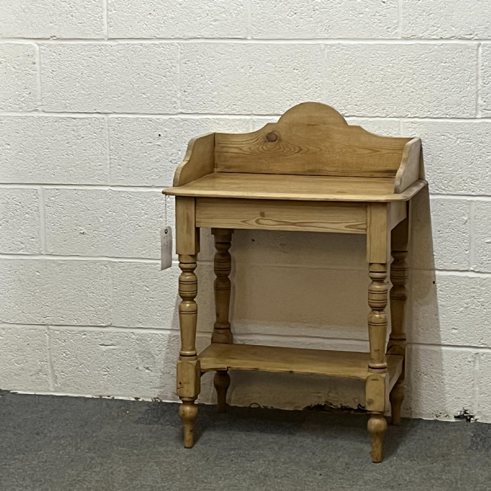Small Edwardian Pine Washstand View II