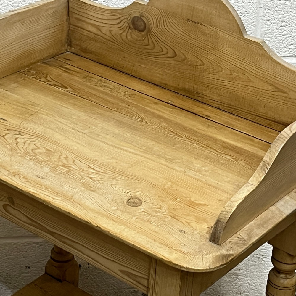 Small Edwardian Pine Washstand View IV
