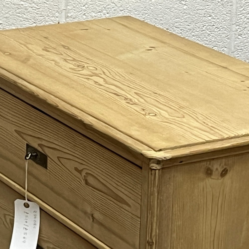 Antique Pine Chest Of 3 Drawers View VI