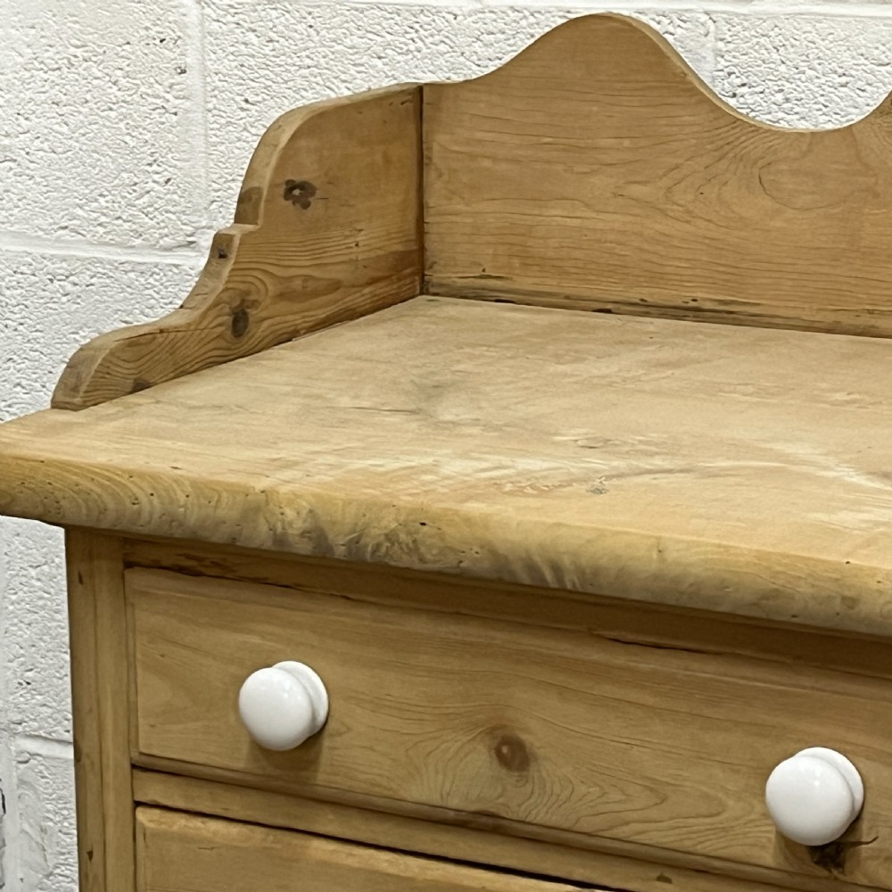 Large Victorian Pine Sideboard With Drawers View X