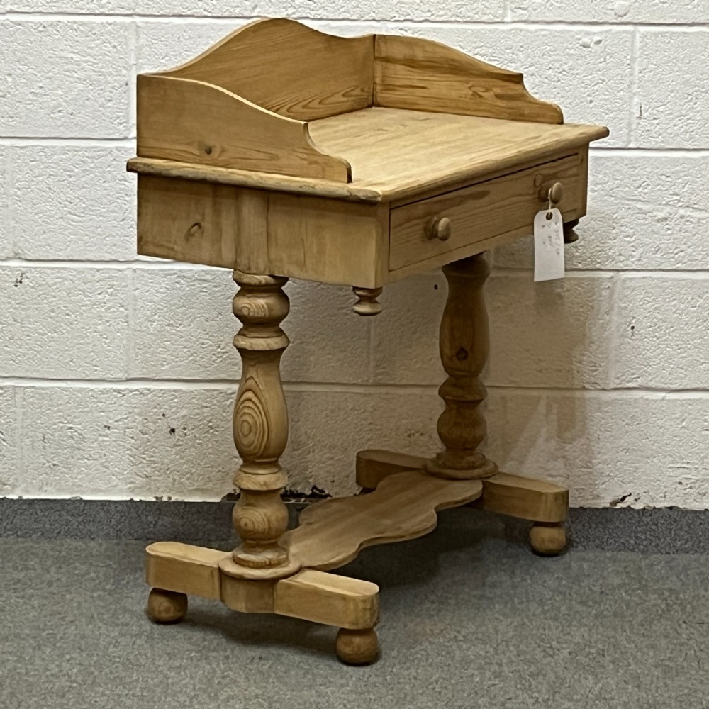 Small Antique Pine Dressing/Writing Table View II