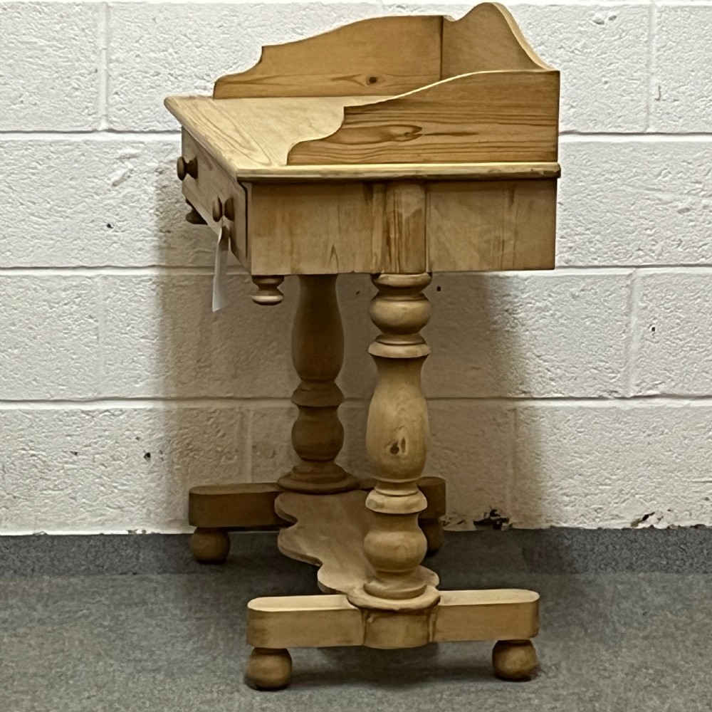 Small Antique Pine Dressing/Writing Table View III