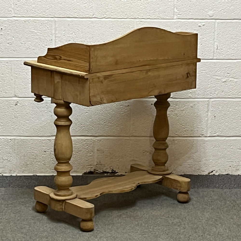 Small Antique Pine Dressing/Writing Table View IV
