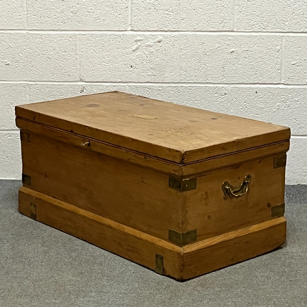 Antique Pine Seamans' Chest View II