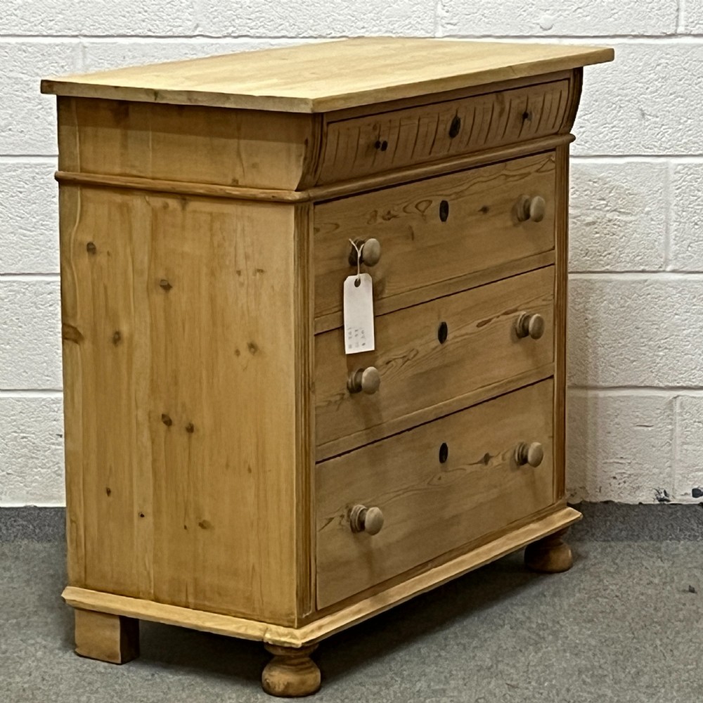 Danish Antique Pine Chest Of Drawers View III