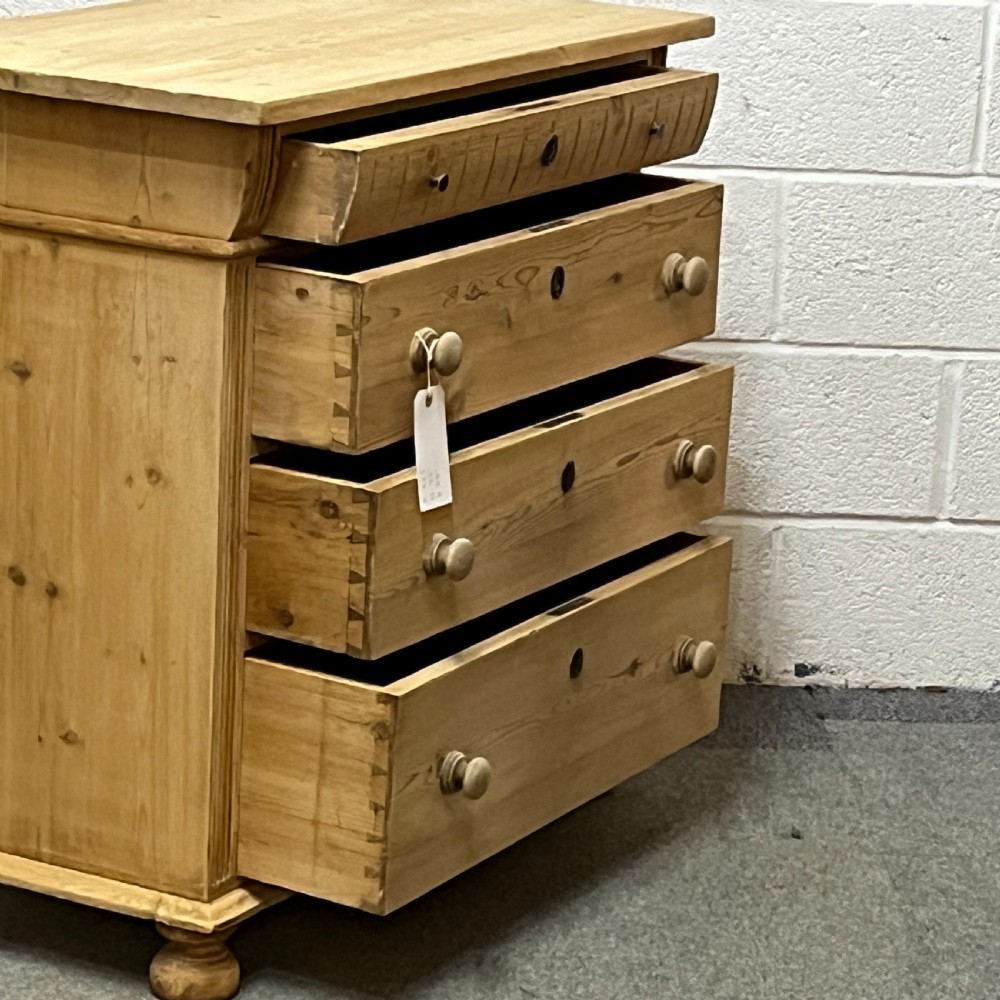 Danish Antique Pine Chest Of Drawers View IV