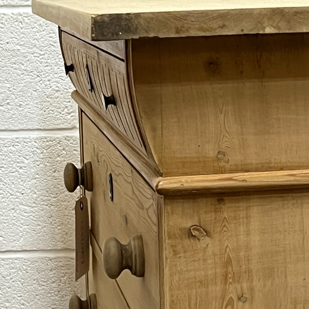 Danish Antique Pine Chest Of Drawers View VI