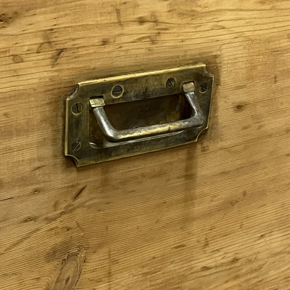 Very Deep Old Pine Carpenters Box View XI