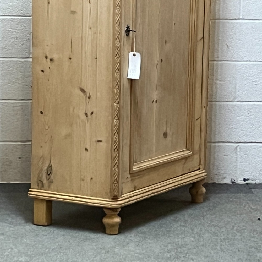Large Antique Pine Arched Top Cupboard View VI