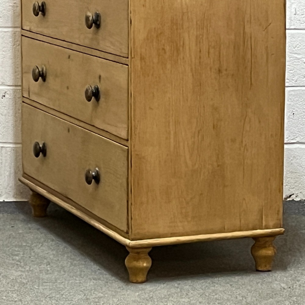 Very Large Victorian Pine (2 Over 3) Chest Of Drawers View IV