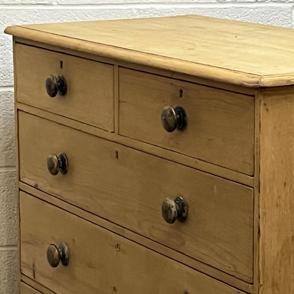 Very Large Victorian Pine (2 Over 3) Chest Of Drawers View VIII