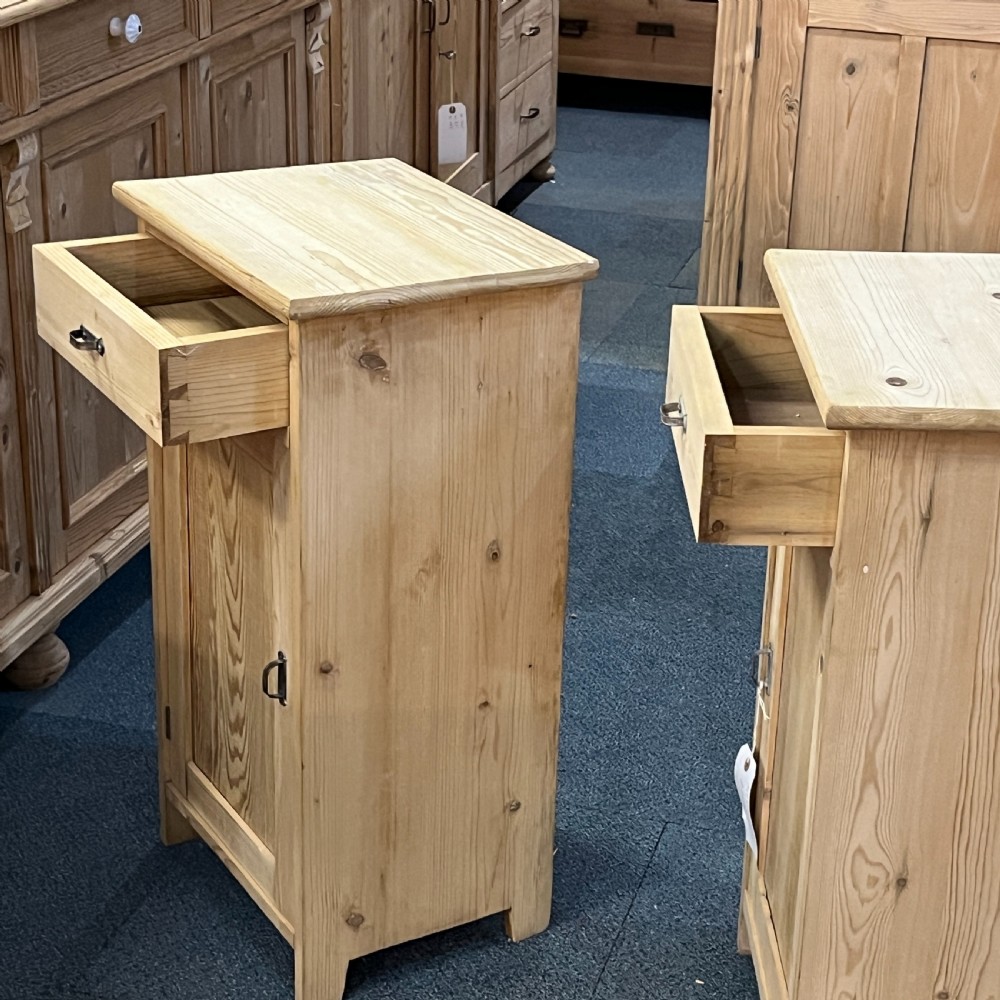 Pair Of Antique Pine Bedside Cupboards View VIII