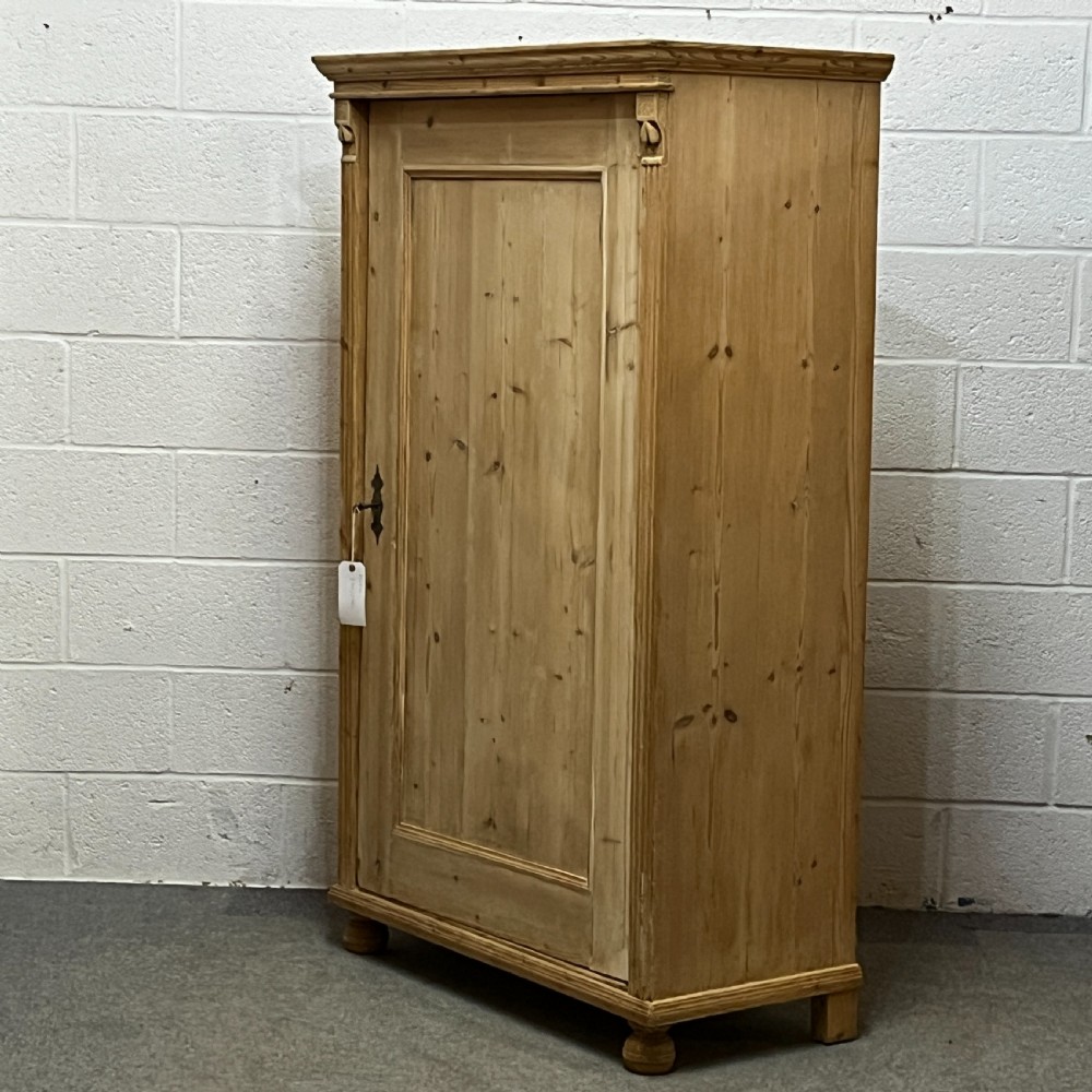 Large Old Pine Single Door Cupboard View II